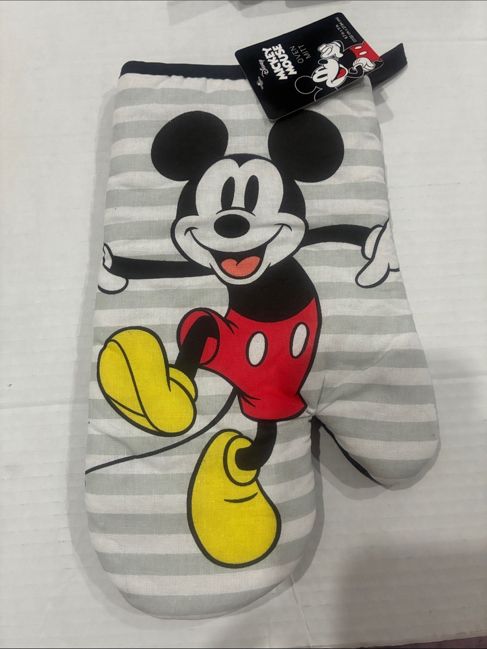Disney Mickey Mouse  Striped Oven Mitt
